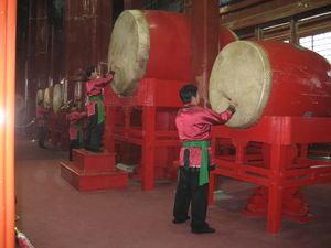 Drum Performance at the Drum Tower in Beijing