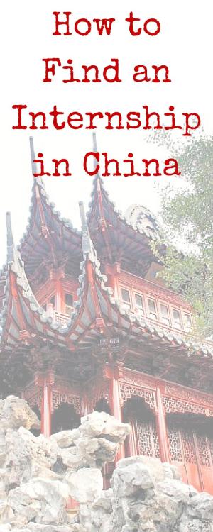 How To Find An Internship In China