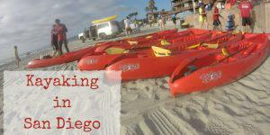 Kayaking in San Diego at La Jolla Cove