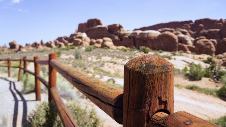 Fence at Arches National Park Utah National Park